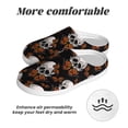 thumbnail image 6 of KLL Butterfly Skull Pattern Adult Unisex Cozy Slippers,Fuzzy Slip-on Slippers TPR Sole Slippers Comfort Plush Home Footwear for Indoor & Outdoor-11, 6 of 7