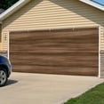 thumbnail image 5 of Brown Wood Grain Garage Door Cover Banner 6 x 13 FT, Retro Farmhouse Wooden Plank Garage Door Curtains Backdrop with Grommets for Indoor Outdoor Wall Party Porch Yard Decorations Background, 5 of 9