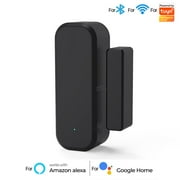 for TUYA Door Window Sensor, WiFi Wireless Open Close Detector with App Remote Control, Low Battery, for and Google Home for Security System,