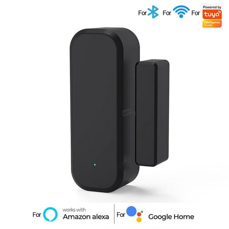 for TUYA Door Window Sensor, WiFi Wireless Open Close Detector with App Remote Control, Low Battery, for and Google Home for Security System,