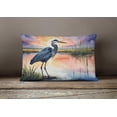 thumbnail image 4 of Carolines Treasures DAC7504PW1216 16 x 12 in. Blue Heron Setting Sun Throw Pillow, 4 of 4