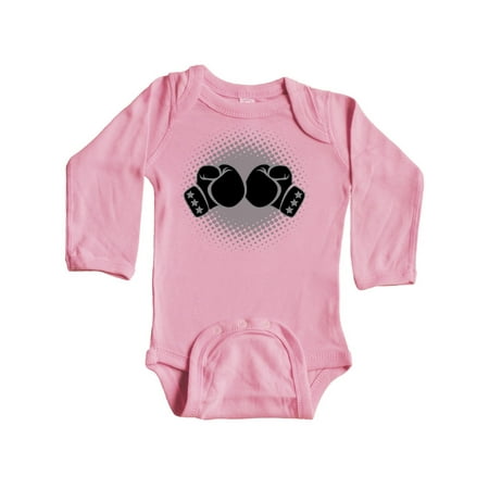 

Inktastic Boxing Gloves Sports Gift Gift Baby Boy or Baby Girl Long Sleeve Bodysuit