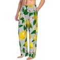 thumbnail image 2 of Balery Lemon1 print Men's Pajama Pants,Ultra Lightweight Pjs,Lounge Pant-X-Large, 2 of 9