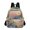 Peacocks in Alpine Meadow, variant on JIALIOU Mini Backpack Purse for Women Quilted Casual Daypack Small Travel Shoulder Bag, Alpaca in Flowers Sea