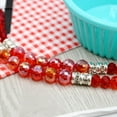 thumbnail image 3 of (2 pack) Jesse James Glass Strand Beads Trio – Red, 1 Piece, Ideal for Ages 16 and Up, 3 of 7