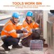 thumbnail image 3 of 1pc Multi-grid Storage Box Practical Work Bin Small Items Storage Container, 3 of 4