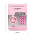 thumbnail image 3 of Juguete De Tarro Seguro Piggy Bank ATM Machine Electronic Safe Money Jar para niños niñas (rosa) Likrtyny libre de BPA, 3 of 3