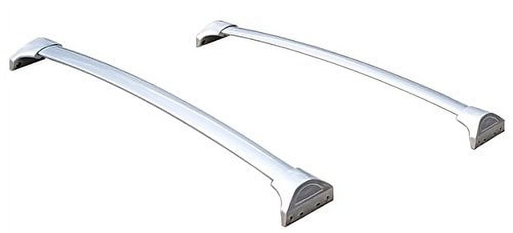 BRIGHTLINES Roof Rack Crossbars Replacement for Honda Pilot 2016-2022 (Silver) a Set of 2pcs, Silver Aluminum Top Cargo Rack
