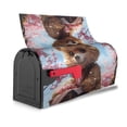 thumbnail image 3 of Rateoe Romantic Floral Bear Printed Mailbox Covers - Easy to Install Fall, Winter, Spring, Summer Mailbox Cover - Weather and UV-Resistant Mailbox Decor - Mailbox Magnetic Covers-21x18 in, 3 of 8