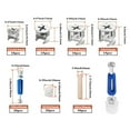 thumbnail image 3 of Heavy Duty Cams Locks Fasteners Set Eccentric Hardware Wheels Completes Furniture Assembly Set with Mixed Size Bolts Dowels, 3 of 9