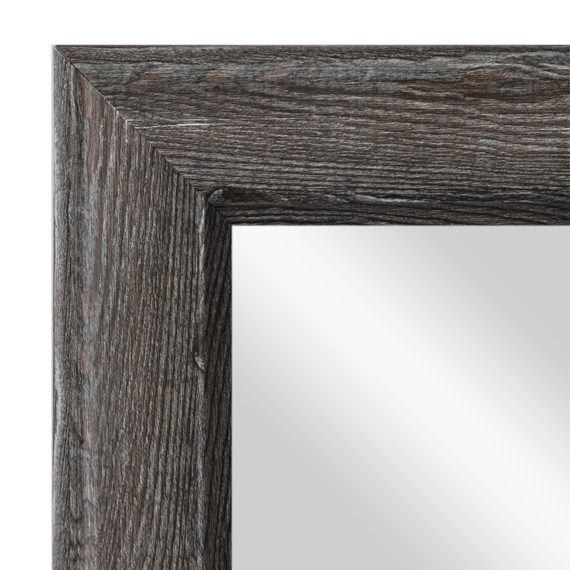 Mainstays Over-The-Door Rectangular Mirror 14.25IN X 50.25IN, Gray