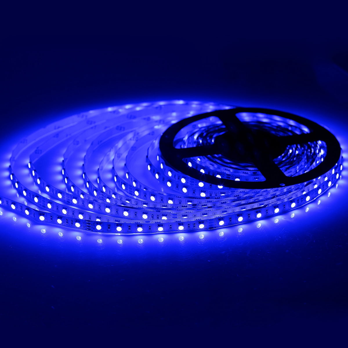 SUPERNIGHT 10M RGB 600LEDs Flexible 32.8ft SMD 5050 LED Strip Light Non-Waterproof + 44Keys IR Remote Control(24V)