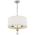 thumbnail image 5 of 8005-PN Crystorama Lighting Mirage - Three Light Mini Chandelier     -Traditional Installation, 5 of 9