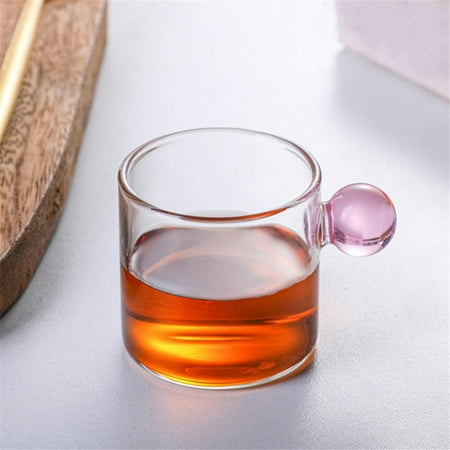 

Monfince Glass Tea Cup Mini Sauce Pitcher Milk Creamer Coffee Jar Glass Heatable Pot Saucepan Server Dipping Bowls With Handle