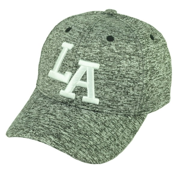 LA Los Angeles California Athletic Ash Pattern Adjustable Curved Bill Hat Cap