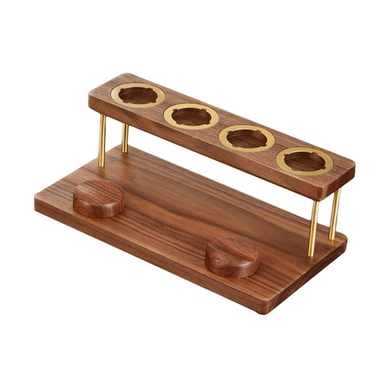 Curling iron holder clearance for bathroom