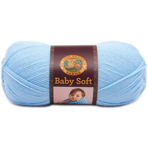 Lion Brand Yarn Babysoft Pastel Blue 920106 Baby Yarn