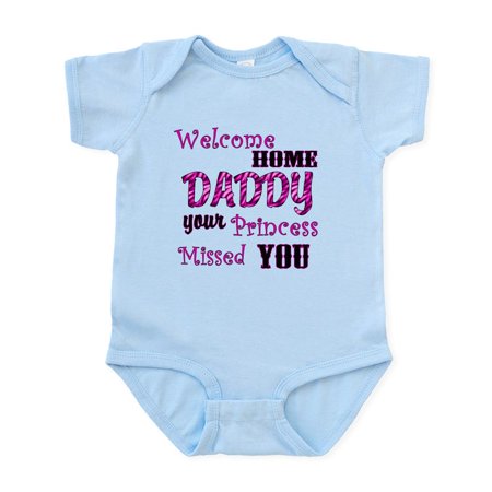 

CafePress - Welcome Home Daddy Infant Bodysuit - Baby Light Bodysuit Size Newborn - 24 Months