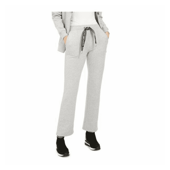 MICHAEL KORS Womens Gray Heather Lounge Pants , M