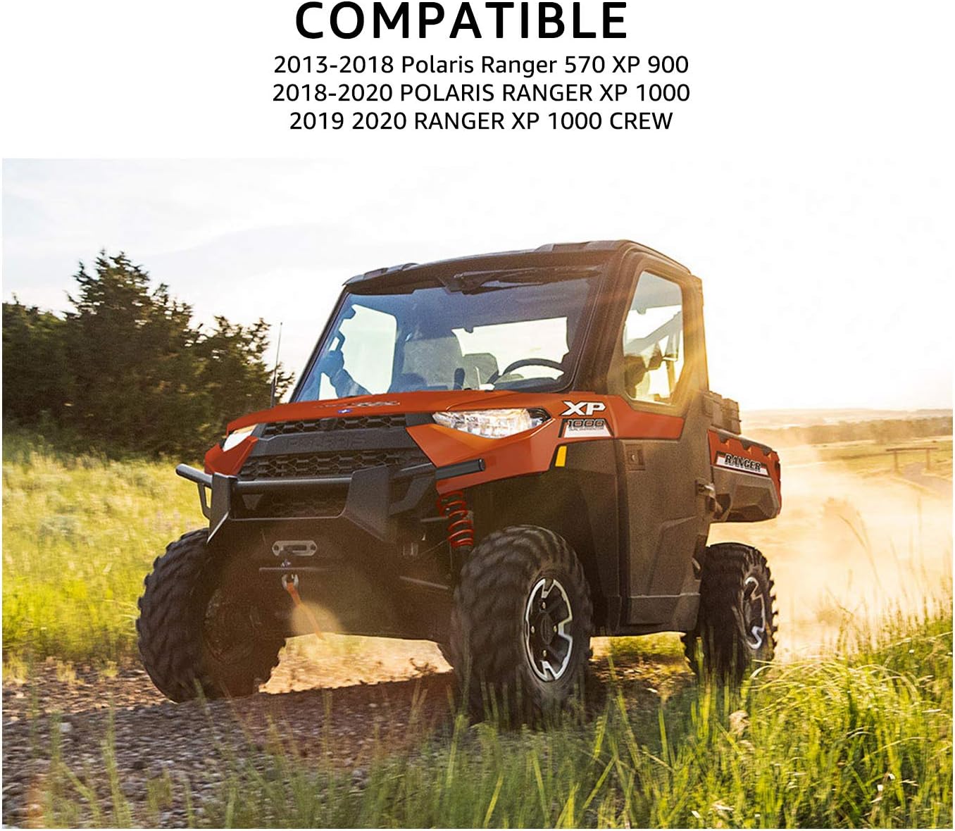A & UTV PRO Front Floor Mats 2018-2023 Polaris Ranger XP 1000 Crew