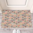 thumbnail image 2 of Retro Door Mat, 17 X 30 Inch Boho Vintage Pattern (5) Welcome Doormat Decorative Home Floor Mat, Non Slip Rubber Back and Strong Water Absorption for Outdoor Indoor Entrance Decor, 2 of 6