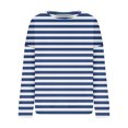 thumbnail image 4 of TIMIFIS Chandail Rayé pour Femmes Manches Longues Décontracté Automne Hiver Mode Col Rond, 4 of 4