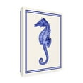 thumbnail image 2 of Trademark Fine Art 'Mixed Nautical Blue on Cream e' Canvas Art by Fab Funky, 2 of 3