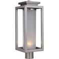 thumbnail image 4 of ZA1325-SS-LED Craftmade Lighting Vailridge - 10W 1 LED Outdoor Large Post Lantern in Transitional Style - 9 inches wide by 19.75 inches high, 4 of 4