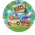 thumbnail image 1 of Creative Party Paper Safari Animals Party Plates (Pack of 8), 1 of 1