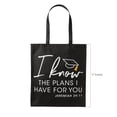 thumbnail image 2 of Fun Express Religious Graduation Black Tote Bags - 12 Pc., 2 of 3