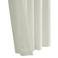 thumbnail image 4 of Surrey Light-Filtering Two-Tone Slub Texture Dual Header(Back Tab/Rod Pocket) Curtain Panel 52" x 95" in White, 4 of 6