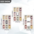 thumbnail image 7 of Yayeee Toggle Light Switch Wall Plate 1-Gang 4.5"x2.7" Home Decorative Outlet Cover, Beige Jam Jars, 7 of 7