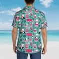thumbnail image 6 of Haiem Excavator Printed Hawaiian Shirt for Men - Men’s Casual Beach Summer Shirts - Stretch Fabric with Modern Fit-X-Large, 6 of 9