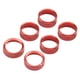 thumbnail image 1 of sweethay 6 piezas de anillo de decoración para interruptor de aire acondicionado de coche, anillo de aleación de aluminio rojo, botón de control de Automoción decorativa y accesorios sweethay VI003365-00, 1 of 1