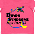 thumbnail image 4 of Inktastic Down Syndrome Awareness with Butterfly and Ribbon Boys or Girls Toddler T-Shirt, 4 of 5