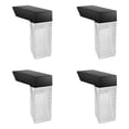 thumbnail image 1 of Luz de jardín con energía Solar para valla de escalera de Patio, lámpara de paisaje impermeable IP67, patio exterior, porche, jardín, Iluminación y accesorios Luz de colores blanca 4 piezas Bewildely HA073263-06, 1 of 6