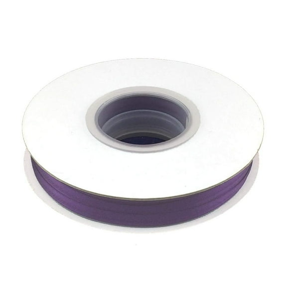 1/8 Inch Double Faced Satin Ribbon - Plum - 100 Yard Spool (gi18satribplum)