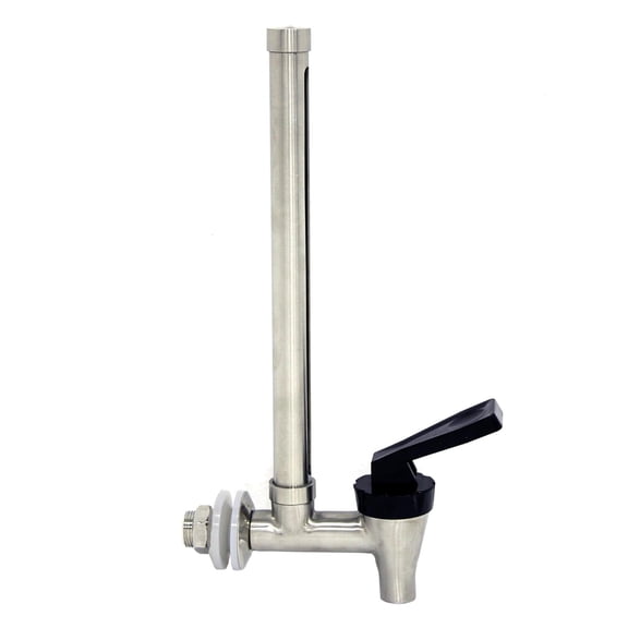 Phoenix 10-Inch AISI 304 Stainless Steel Water View Spigot for Travel Berkey and Big Berkey Systems & Other3.25 G Countertop Water filter systems.
