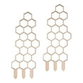 thumbnail image 5 of SunniMix 2 Pieces Garden Plant Pot Trellis Climbing Plants Trellis for Climbing Vines Hexagon, 5 of 8
