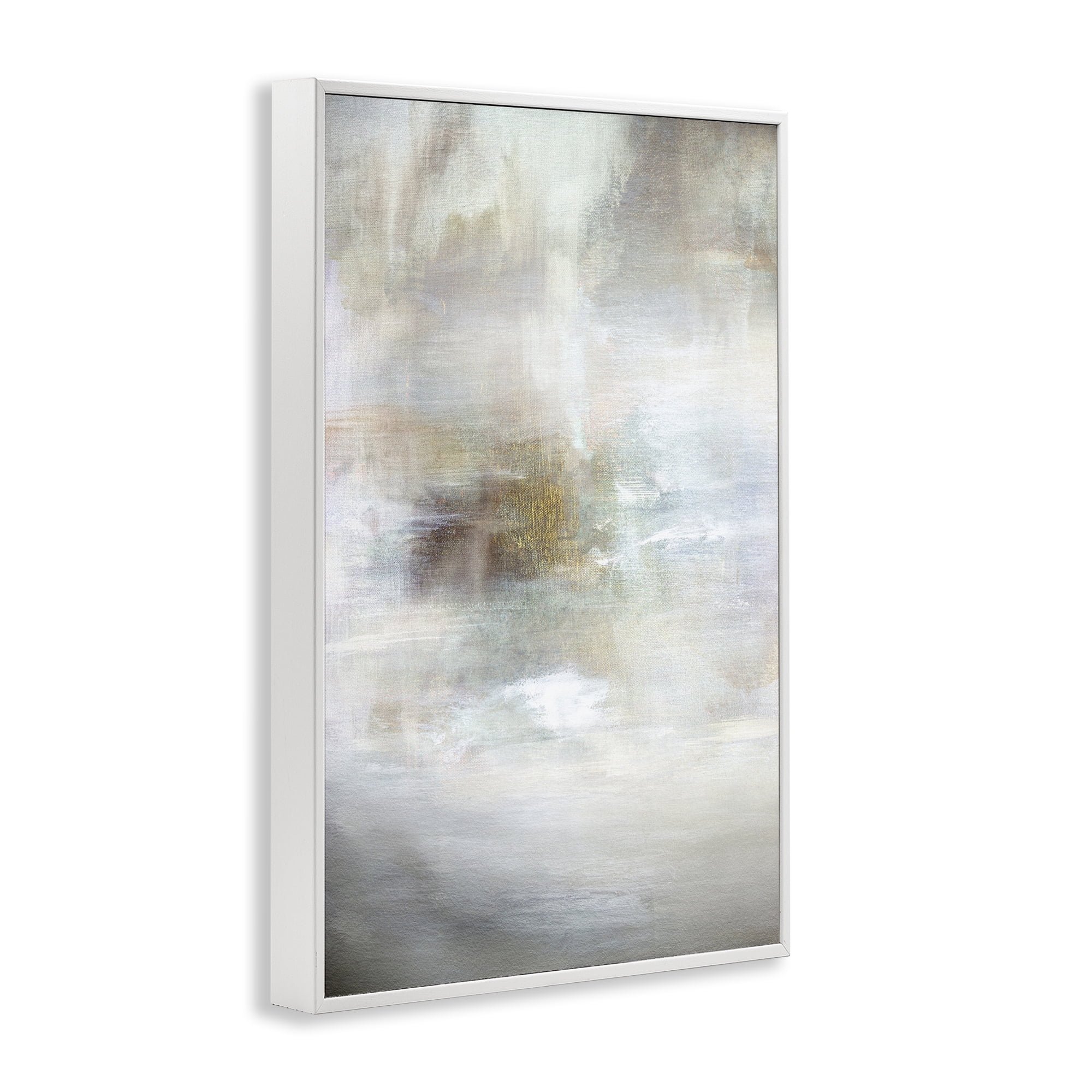 Stupell Industries Soft Haze of Subtle Light White Framed Giclee Art, design by Hope Bainbridge