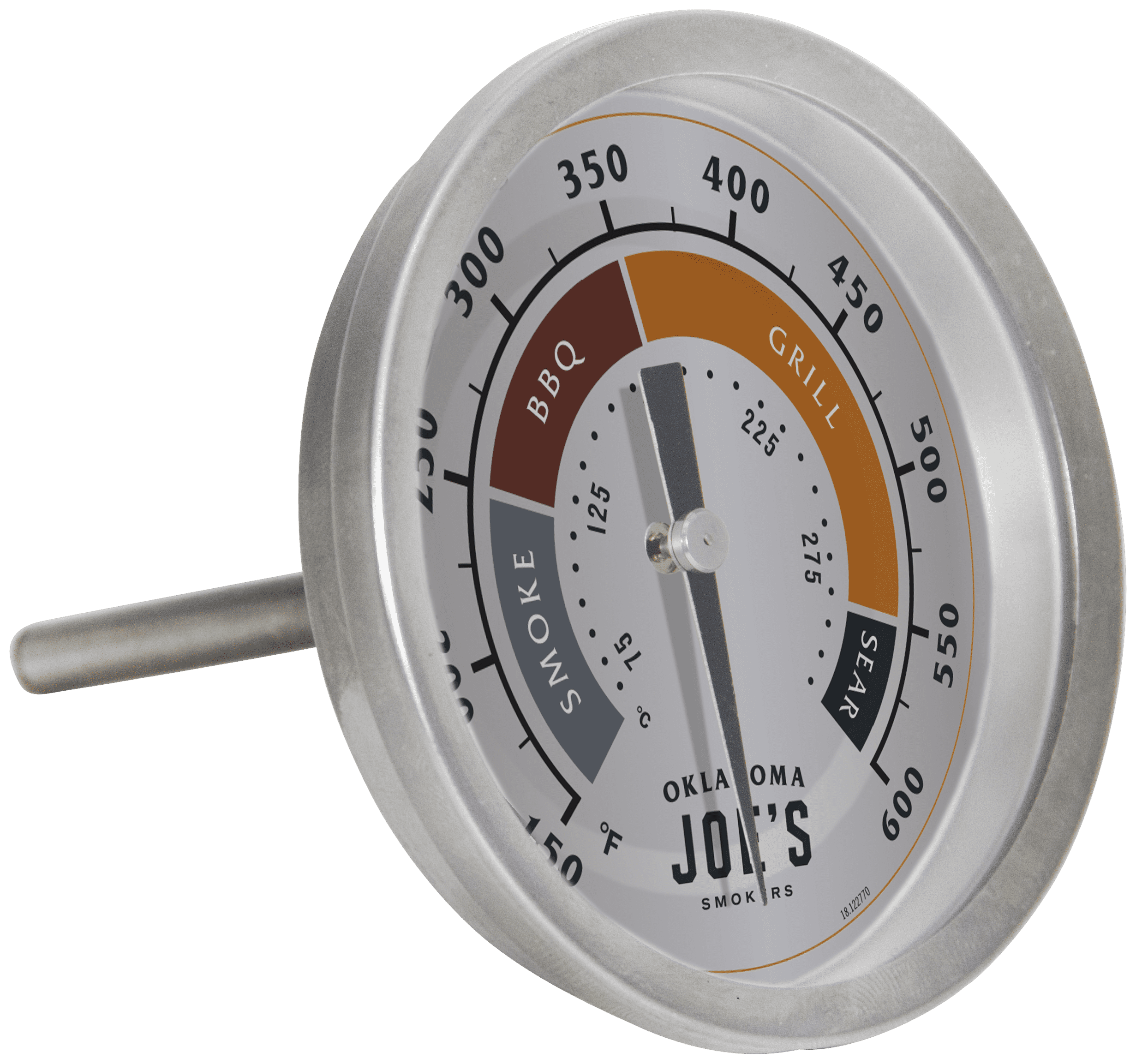 BBQ Smoker Thermometer - 3 Silver Dial – Midwest Hearth