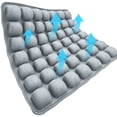 thumbnail image 2 of FEOLGEHLY 16.5x16.5in Inflatable Air Seat Cushion, Pressure Relief Breathable Non Slip Seat Pad for Tailbone Pain, Adjustable Firmness Waterproof Cushion for Office Chair Car Wheelchair Travel, 2 of 2