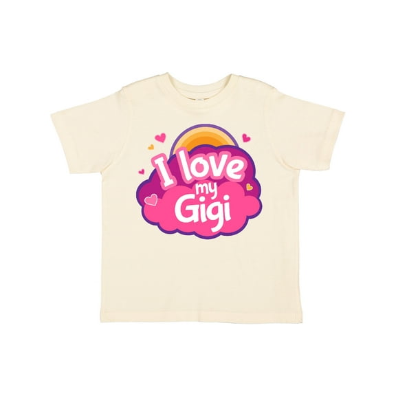 Inktastic I Love My Gigi Grandma Grandchild Girls Toddler T-Shirt