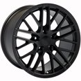 thumbnail image 5 of 17 inch Rim fits 97-04 Chevrolet Corvette C6 ZR1 Satin Black Wheel Direct Fit, 5 of 6