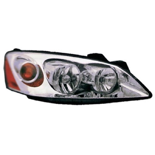Driver Side Head Light Lamp Left Replacement Chrome For 2005-2010 Pontiac G6 