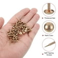 thumbnail image 4 of Uxcell Paquete de 50 Clavos de Tapicería, Clavos de Tapicería de 8x20mm, Clavos Decorativos de Cabeza Redonda para Muebles, Dorado, 4 of 7