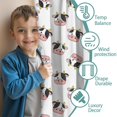 thumbnail image 3 of Blackout Kids Curtains,White Cow Head Pattern Childrens Insulated Curtains Set Of 2,Bedroom Essentials,Toddler Room Decor 42x63in(106x160cm), 3 of 5