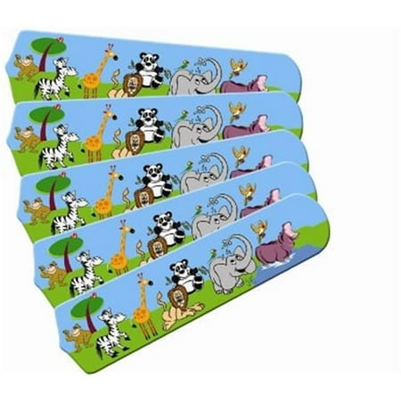 

Jungle Party Animals 52 In. Ceiling Fan Blades Only