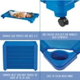 thumbnail image 3 of Stackable Kiddie Cot, Toddler Size, Ready-to-Assemble, 6-Pack - Blue, 3 of 6