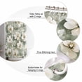 thumbnail image 5 of 72x78 Inch Shower Curtain Sage Green Spring Floral Bathroom Decor Waterproof Fabric Bathtub Bath Curtains Decorative Watercolor Summer Flower Extra Long Shower Curtain Set with Hooks, 5 of 6